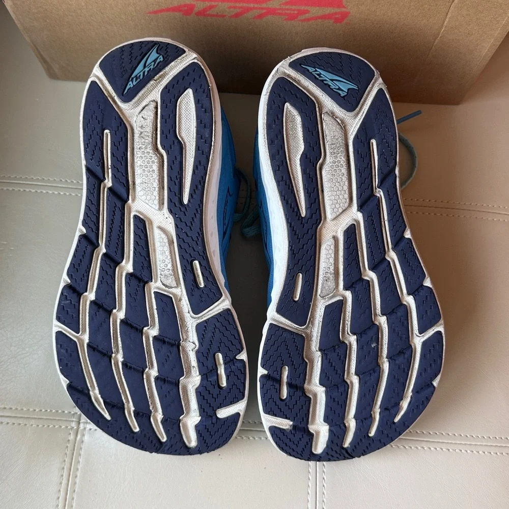 Altra Electric Blue Running Shoes with White Soles